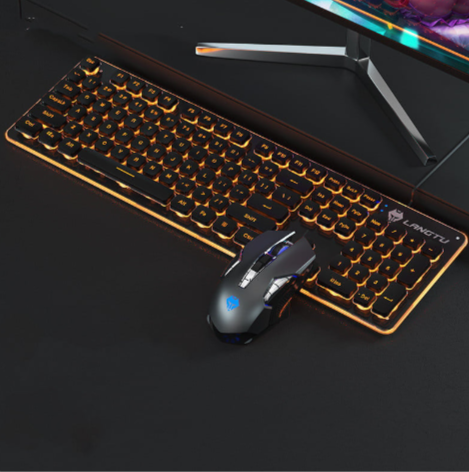 USB Glow Gaming Keyboard – Perfect for Office & Home