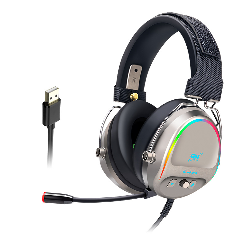 RGB Wired Gaming Headset with Mic