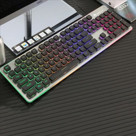 USB Glow Gaming Keyboard – Perfect for Office & Home