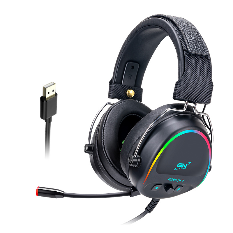 RGB Wired Gaming Headset with Mic