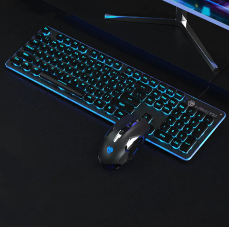USB Glow Gaming Keyboard – Perfect for Office & Home