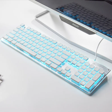 USB Glow Gaming Keyboard – Perfect for Office & Home
