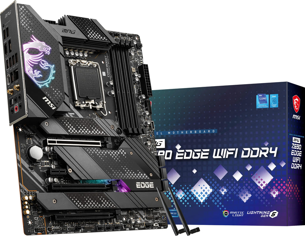 MSI MPG Z690 Edge DDR4 WiFi Gaming ATX Motherboard - Renewed